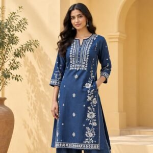 look indigo kurta