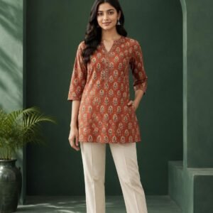 look rust kurti